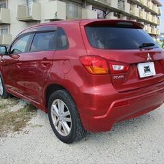 【月々3万円～自社分割OK】★RVR★ﾚｯﾄﾞﾒﾀﾘｯｸ★人気のSUV★社外SDナビ★Bカメラ★ETC★車検R7/7の画像
