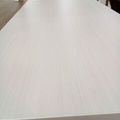 リユースのサカイ栃木店★ジモティ割あり★ IRISOHYAMA デスク ホワイト×ホワイトベージュ W100×D50×H73.5 クリーニング済み TC10242の画像