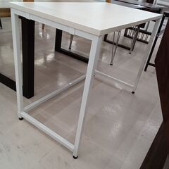 リユースのサカイ栃木店★ジモティ割あり★ IRISOHYAMA デスク ホワイト×ホワイトベージュ W100×D50×H73.5 クリーニング済み TC10242の画像