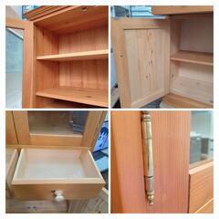 ★【ペニーワイズ】食器棚  カップボード  キャビネット 【定価253,000円】💳自社配送時🌟代引き可💳※現金、クレジット、スマホ決済対応※   の画像