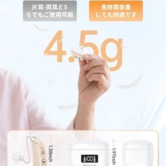 2025年新型正規品 簡単操作 Bigprot ヒアリング充電式 集音器 両耳の画像