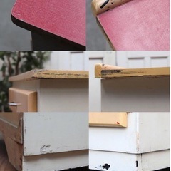 イギリス ヴィンテージキャビネット/サイドテーブル/店舗什器/アンティーク/家具の画像