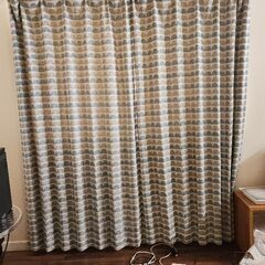 ￥4000  即日受け取りの方→￥3500  4枚セット  2mニトリ 北欧カーテンの画像
