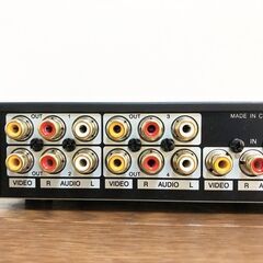 マスプロ電工 VSP-4 AV4分配器 AV機器配線用品MASPRO 入力１系統・出力4系統　RCAピンジャック75Ω（1Vp-p）通電確認済みの画像