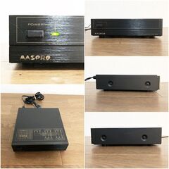 マスプロ電工 VSP-4 AV4分配器 AV機器配線用品MASPRO 入力１系統・出力4系統　RCAピンジャック75Ω（1Vp-p）通電確認済みの画像