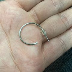 メーカー不明　ピアス　直径2㎝くらいの画像