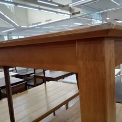 リユースのサカイ栃木店★ジモティ割あり★  テーブル シナモン W115×D75×H70.5 クリーニング済み TC10243の画像