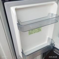A074 SHARP　22年モデル　2ドア冷蔵庫　152L  ガラスデザインの画像