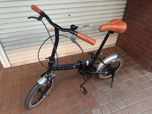 16インチ　ROVER　シングルギア折り畳み自転　マットネイビー