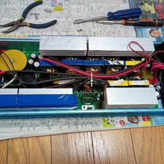 ジャンクインバーター 2個　正弦波 24V 100V 定格1500W(最大3000w)　正弦波 24V 100V 定格2000Wの画像