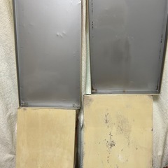 レトロなスチールケース2個　難ありの画像