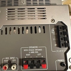 シャープ SD-CX11 CD.MDミニコンポ　純正リモコン付の画像