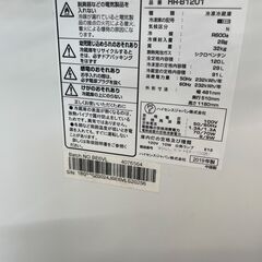 【ジャングルジャングル滋賀草津店】ジモティ来店特価‼ 冷蔵庫 ハイセンス HR-B1201 2019 J-250855の画像