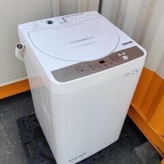 ☑︎ご成約済み■特価■2023年製■シャープ 5.5kg全自動洗濯機  簡易乾燥(送風機能) ES-GE5GJ-Wの画像