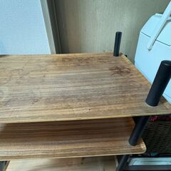 【無料】収納ラック（ブラウン）引っ越しのためお譲りしますの画像
