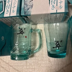 【決まりました】翠ジン　ジョッキandグラスの画像