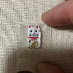 招き猫　お守りの画像