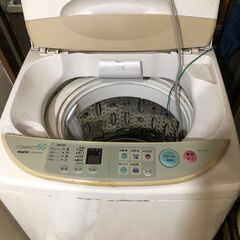 【ジャンク】サンヨー洗濯機　ASW-60S2【取りに来てくださる方】の画像
