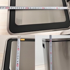 ゴミ箱/45L/シルバーの画像