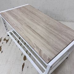 24860  収納棚付きローテーブル幅78cm    ◆大阪市内・東大阪市他 6,000円以上ご購入で無料配達いたします！◆ ※高槻・枚方方面◆西宮・尼崎方面◆生駒方面　それぞれ条件付き無料配送あり！            の画像