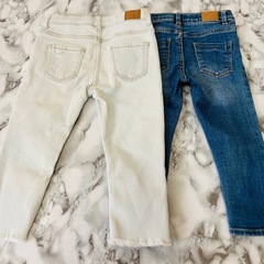 ZARA デニムパンツ 18-24ヶ月 2枚セット［92㎝］の画像