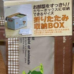 折りたたみ収納ボックス3個の画像