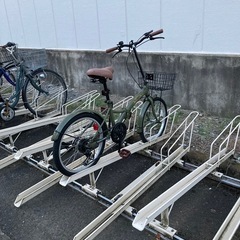 折り畳み自転車　外装6段 20インチ【部品取り用ジャンク】の画像