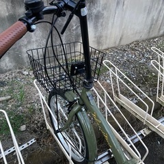 折り畳み自転車　外装6段 20インチ【部品取り用ジャンク】の画像