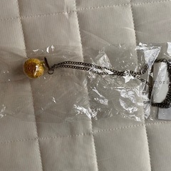 押し花　ネックレス　丸型の画像