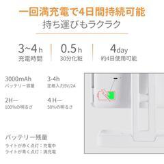 FASCINATE 女優ミラー 卓上ミラー ライト付き おしゃれ 化粧ミラー led 卓上充電 ライト 卓上鏡 メイクミラーの画像
