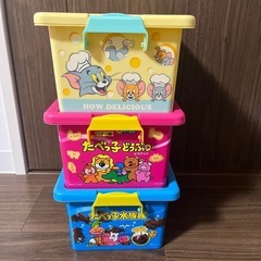 トムとジェリー　たべっ子どうぶつ　たべっ子水族館 お菓子コンテナボックスの画像