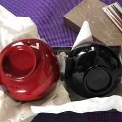 未使用品★お椀とお箸のセットの画像