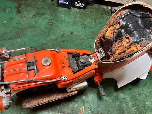 スズキ ユーディ50 FZ50 不動 レストアベース (おりばー。) 福山の