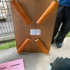 折り畳みローテーブルの画像