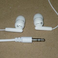 使い捨てイヤホン（1時間弱使用）の画像