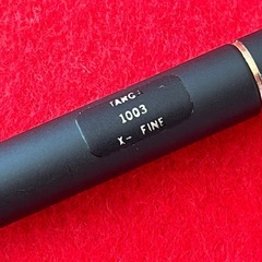 SHEAFFER シェーファー タルガ 1003 万年筆 コンバーター式 ペン先 14K 585 刻印 ゴールドカラー マットブラック 筆記用具の画像