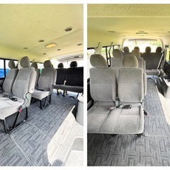 【🚗レンタアップ美車✨】 ハイエース ワゴン GL 10人乗り！ キャンプや車中泊・習い事の送迎に大活躍！の画像