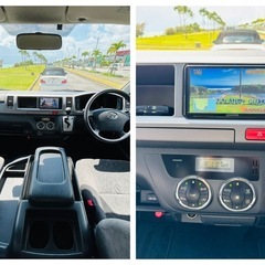 【🚗レンタアップ美車✨】 ハイエース ワゴン GL 10人乗り！ キャンプや車中泊・習い事の送迎に大活躍！の画像