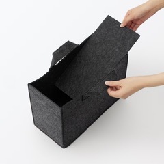 無印良品 ファイルボックスワイド　4つセットの画像