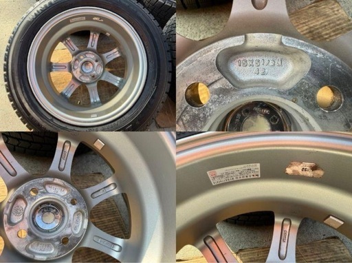MILLOUS　15インチ　スタッドレス　175/65R15 22年製