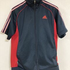 メンズ★アディダス JD2019　半袖ジャージセットアップ上下★Mサイズの画像