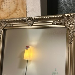 姿見　アンティークミラーの画像