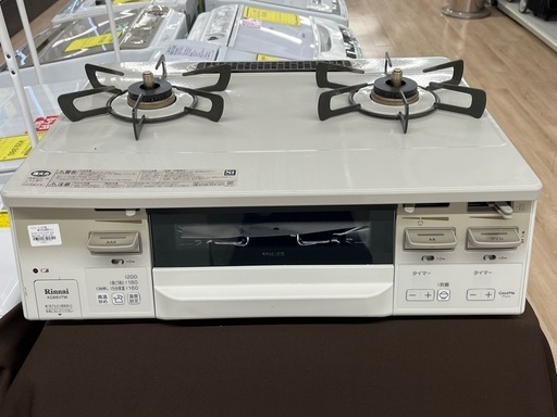 【ジャングルジャングル岸和田和泉インター店】リンナイ ガステーブル KG66VTML 2018年製 両面焼きプロパンガス用 LPガス用