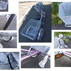 ブリヂストンワゴン　BRIDGESTONE  ブランLピンク 三輪車の画像