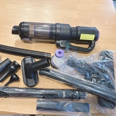 掃除機 コードレス 強力吸引 充電式　強力吸引 超軽量 32分連続稼働 0.6kg Type-C充電式 LEDライト付の画像