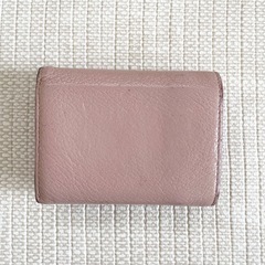 MIUMIU ミュウミュウ 三つ折財布 ピンクの画像