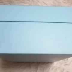 プラダ　PRADA 靴　空箱　化粧箱　水色　箱　靴箱　シューズの画像