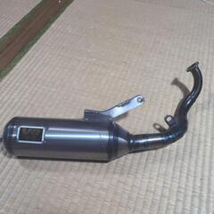 ホンダ 用 横型 ディオ V8 チャンバー マフラー ライブディオ/J/ST/SR/ZX/チェスタ/AF34/AF35 Gダッシュ ハワイアンチャンバー 防錆 仕上げ 社外品の画像