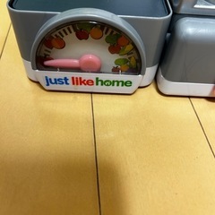 just like home レジスター おもちゃ ピンク おままごとセットの画像