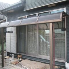 テラス　アルミ製ブロンズ　パネル　トステムの画像